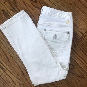 Banana Republic White Jeans Size 0